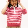 Felpa polo a righe per bambini Felpa polo a righe per bambini