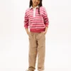 Felpa polo a righe per bambini Felpa polo a righe per bambini