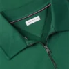 Felpa polo con logo floreale e zip a un quarto Felpa polo con logo floreale e zip a un quarto