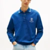 Felpa polo da rugby con stemma monogramma Felpa polo da rugby con stemma monogramma