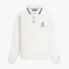 Felpa polo da rugby con stemma monogramma Felpa polo da rugby con stemma monogramma