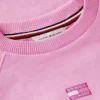 Felpa raglan con bandiera tono su tono per bambina Felpa raglan con bandiera tono su tono per bambina