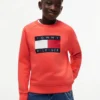 Felpa raglan con logo Tommy Flag per bambini Felpa raglan con logo Tommy Flag per bambini