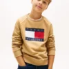 Felpa raglan con logo Tommy Flag per bambini Felpa raglan con logo Tommy Flag per bambini