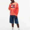 Felpa raglan con logo Tommy Flag per bambini Felpa raglan con logo Tommy Flag per bambini