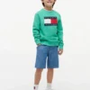 Felpa raglan con logo Tommy Flag per bambini Felpa raglan con logo Tommy Flag per bambini