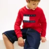 Felpa raglan con logo Tommy Flag per bambini Felpa raglan con logo Tommy Flag per bambini