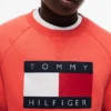 Felpa raglan con logo Tommy Flag per bambini Felpa raglan con logo Tommy Flag per bambini