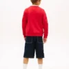 Felpa raglan con logo Tommy Flag per bambini Felpa raglan con logo Tommy Flag per bambini