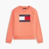 Felpa raglan con logo Tommy Flag per bambini Felpa raglan con logo Tommy Flag per bambini