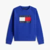 Felpa raglan con logo Tommy Flag per bambini Felpa raglan con logo Tommy Flag per bambini