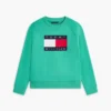 Felpa raglan con logo Tommy Flag per bambini Felpa raglan con logo Tommy Flag per bambini