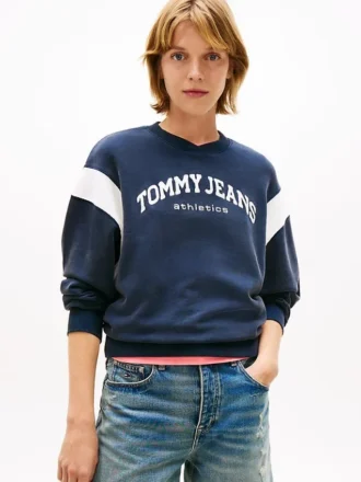 Felpa squadrata Tommy Jeans Athletics