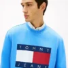 Felpa Tommy Jeans con grande logo bandiera Felpa Tommy Jeans con grande logo bandiera
