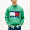 Felpa Tommy Jeans con grande logo bandiera Felpa Tommy Jeans con grande logo bandiera