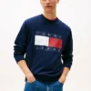 Felpa Tommy Jeans con grande logo bandiera
