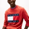 Felpa Tommy Jeans con grande logo bandiera Felpa Tommy Jeans con grande logo bandiera