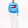 Felpa Tommy Jeans con grande logo bandiera Felpa Tommy Jeans con grande logo bandiera