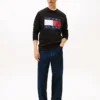 Felpa Tommy Jeans con grande logo bandiera Felpa Tommy Jeans con grande logo bandiera