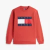 Felpa Tommy Jeans con grande logo bandiera Felpa Tommy Jeans con grande logo bandiera