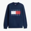 Felpa Tommy Jeans con grande logo bandiera