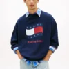 Felpa Tommy Jeans con logo Wavy Flag Felpa Tommy Jeans con logo Wavy Flag