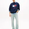 Felpa Tommy Jeans con logo Wavy Flag Felpa Tommy Jeans con logo Wavy Flag