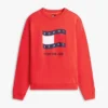 Felpa Tommy Jeans con logo Wavy Flag Felpa Tommy Jeans con logo Wavy Flag
