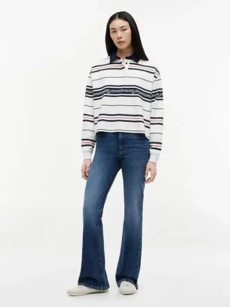 Felpa Tommy Jeans Relaxed Rugby