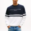 Felpa Tommy Logo Colorblock Felpa Tommy Logo Colorblock