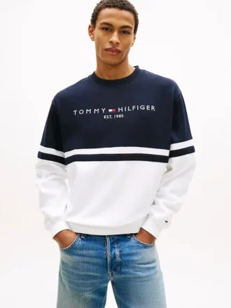 Felpa Tommy Logo Colorblock