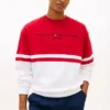 Felpa Tommy Logo Colorblock Felpa Tommy Logo Colorblock