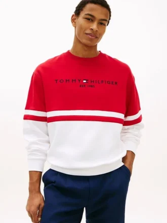 Felpa Tommy Logo Colorblock