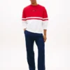Felpa Tommy Logo Colorblock Felpa Tommy Logo Colorblock