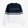 Felpa Tommy Logo Colorblock Felpa Tommy Logo Colorblock