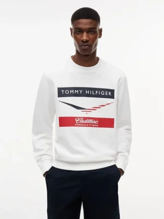 Felpa Tommy x Cadillac F1® Team Chevron