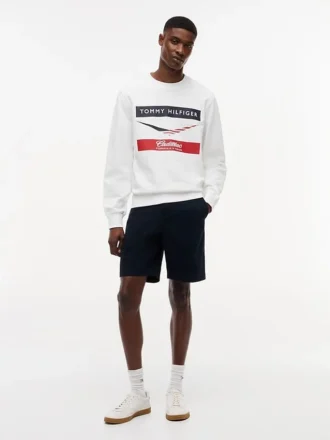 Felpa Tommy x Cadillac F1® Team Chevron