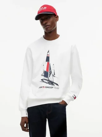 Felpa Tommy x US SailGP Team Boat