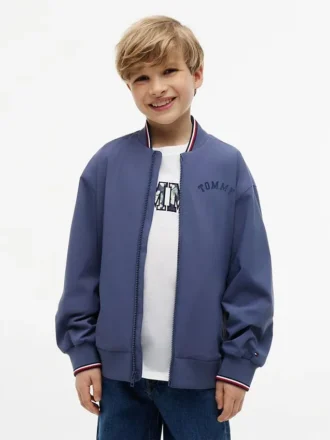 Giacca bomber con logo Hilfiger per bambini