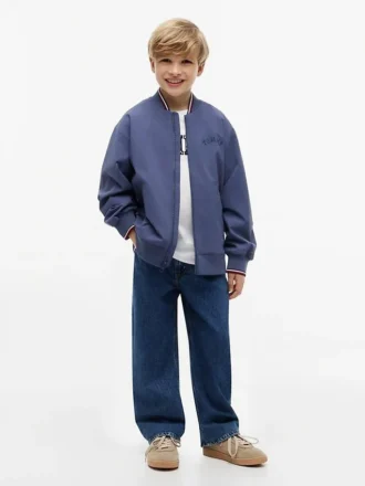 Giacca bomber con logo Hilfiger per bambini