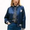 Giacca bomber da college idrorepellente Giacca bomber da college idrorepellente