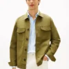 Giacca camicia in twill Giacca camicia in twill