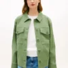 Giacca-camicia utility oversize in twill Giacca-camicia utility oversize in twill