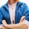 Giacca con zip in chambray Tommy Jeans