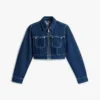 Giacca corta in denim con zip Tommy Jeans Giacca corta in denim con zip Tommy Jeans