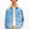 Giacca da lavoro in denim dal taglio morbido