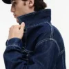 Giacca da ranch in denim lavaggio scuro Tommy Jeans Giacca da ranch in denim lavaggio scuro Tommy Jeans