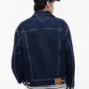 Giacca da ranch in denim lavaggio scuro Tommy Jeans Giacca da ranch in denim lavaggio scuro Tommy Jeans