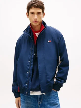 Giacca idrorepellente con logo Tommy Jeans