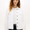 Giacca in denim con vita stretta Giacca in denim con vita stretta
